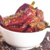stuffed red chilli pickles